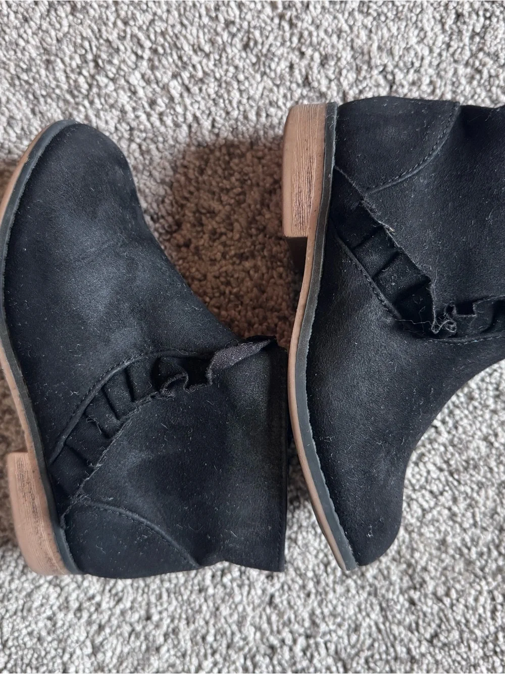 okie dokie Black Mary Jane and Black Ankle Boots Set